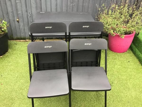 Image 1 of Vango table and chairs excellent condition