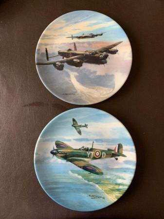 Image 1 of WW2 Aeroplane decorative plates (2)