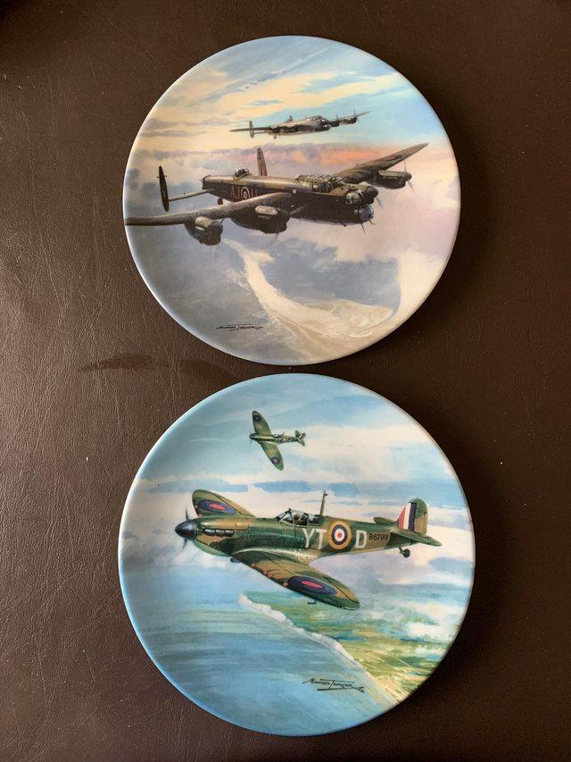 Preview of the first image of WW2 Aeroplane decorative plates (2).