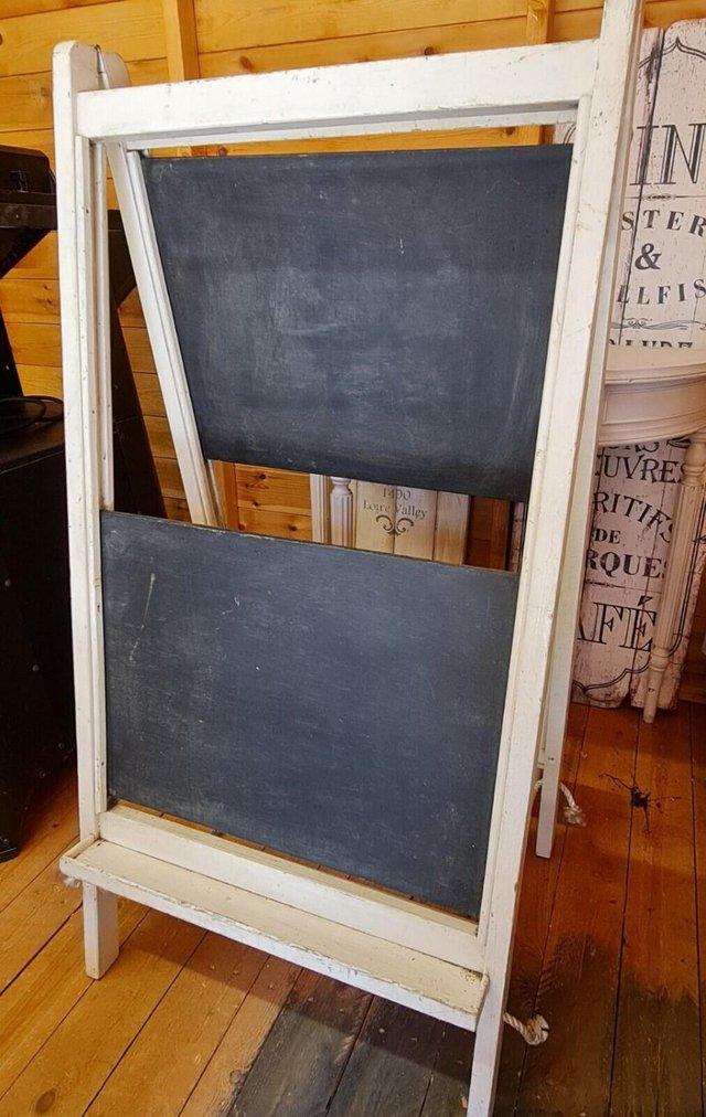 Preview of the first image of Vintage French Shabby Chic Menu Wedding Venue Blackboard Sig.