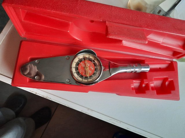 Preview of the first image of snap on torque meter 3/8 socket drive.