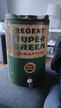 Image 3 of Vintage regent super green paraffin drum in untouched conti