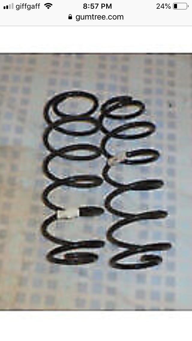 Preview of the first image of Front coil springs for ford granada.