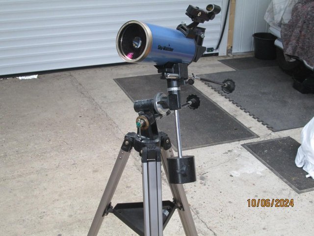Preview of the first image of Sky Watcher Telescope with spare lens.