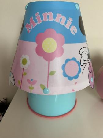 Image 1 of Minnie Mouse Toddler Children’s Safety Lamp