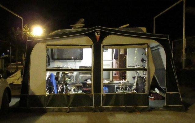 Preview of the first image of Pyramid Corsican caravan awning.