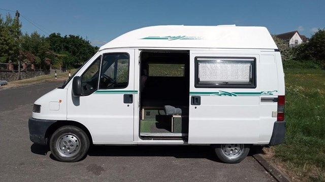 Preview of the first image of FIAT DUCATO CAMPERVAN 2 BERTH 1999 MOT TILL APRIL 2025.