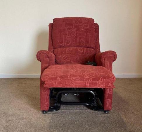 Image 8 of RESTWELL LUXURY ELECTRIC RISER RECLINER RED CHAIR ~ DELIVERY