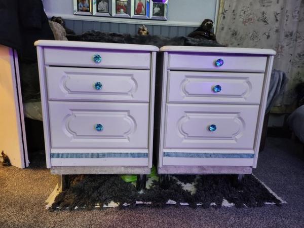 Image 3 of Pair of Bedside cabinets