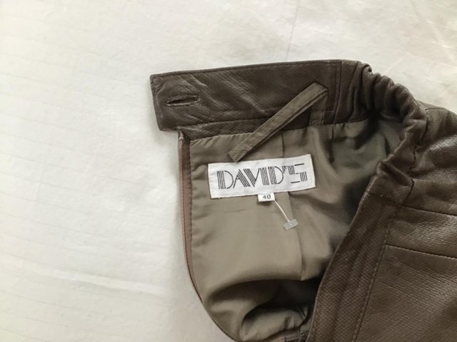 Preview of the first image of Leather Skirt - David’s make.