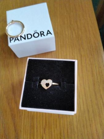 Image 1 of Genuine Pandora rings: 2 inter-locking rings