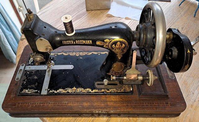 Preview of the first image of Frister and Rossmann Sewing Machine Model D.