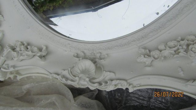 Image 3 of BEAUTIFUL FRENCH STYLE WHITE MIRROR