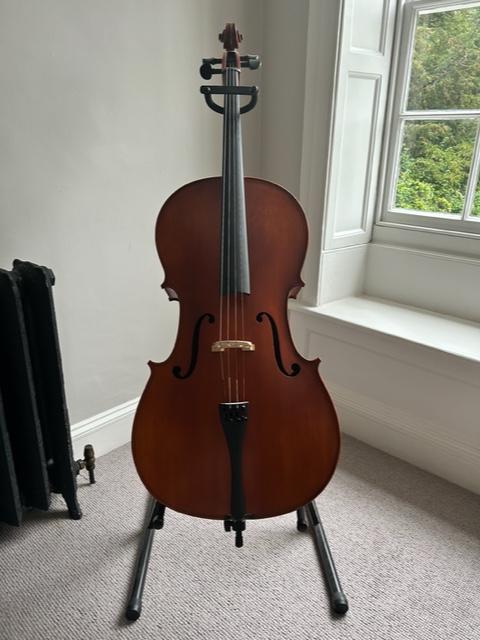 Preview of the first image of 4/4 Hidersine Vivente cello (with soft case).