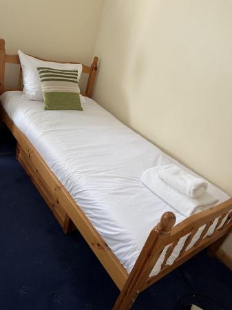 Image 1 of Single pine bed frame without mattress