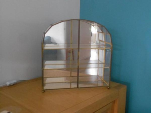 Image 1 of Franklin Mint glass display cabinet