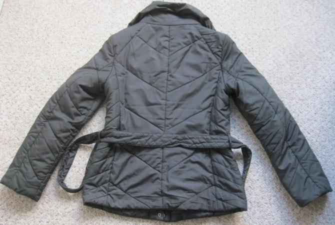 Image 3 of Black quilted Coat/Jacket by Principles, size 12