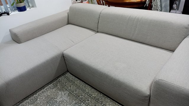 Image 3 of Right side corner sofa in beige