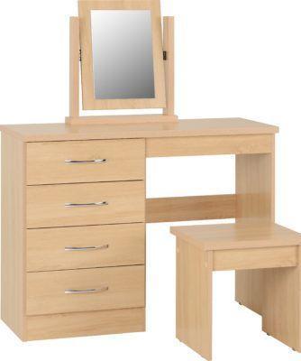 Preview of the first image of NEVADA DRESSING TABLE SET IN SONOMA OAK.