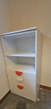 Image 3 of IKEA SMÅSTAD / PLATSABookcase, white with 3 drawers