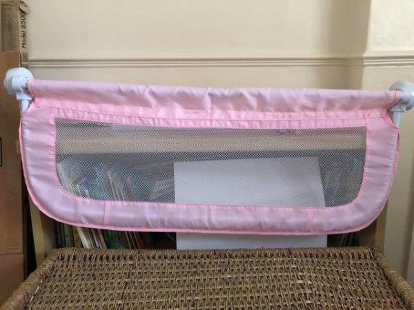 Image 2 of **SOLD** Pink bed guard / rail by Summer Infant