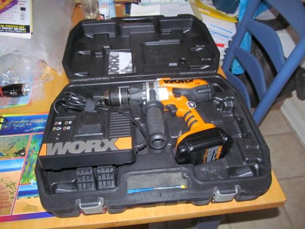 Image 2 of WORX WX368.1 two speed cordless Combi Drill