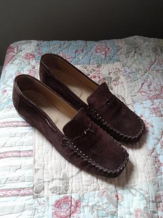 Image 1 of Russell & Bromley suede loafers