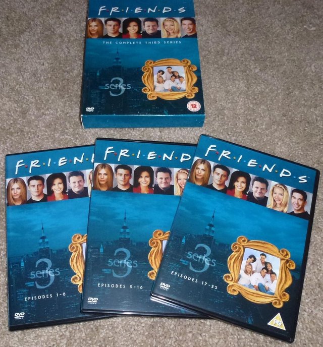 Preview of the first image of Friends, Season 3. DVD Boxset..