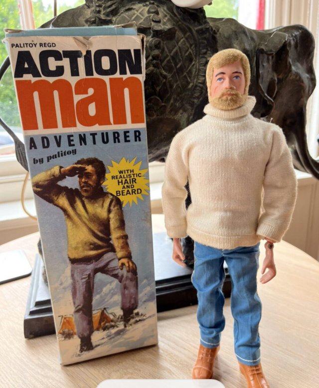 Preview of the first image of Wanted Action Men 1970's and clothes.