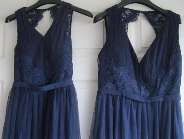 Image 2 of Dark Blue Dresses-Bridesmaid/Party, sizes 6 and 14.