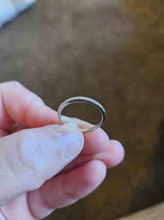 Image 2 of Platinum and diamond eternity ring