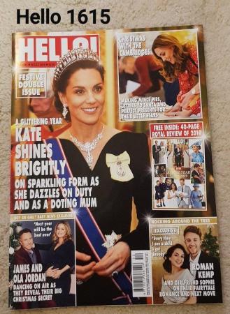 Image 1 of Hello Magazine 1615 - 40 page Royal Review of 2019.