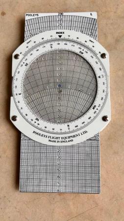 Image 3 of Pooley's CRP-1 two sided flight computer and slide rule and