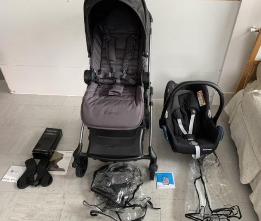 Image 1 of Icandy Raspberry Pushchair, Travel System with Accessories