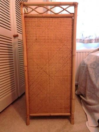 Image 8 of Vintage Wicker Rattan Bamboo Cane Tallboy/Chest of Drawers