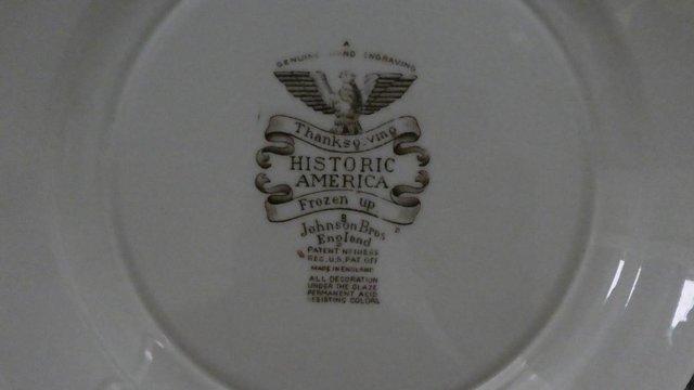 Image 2 of Set of six 'Historic America' plates