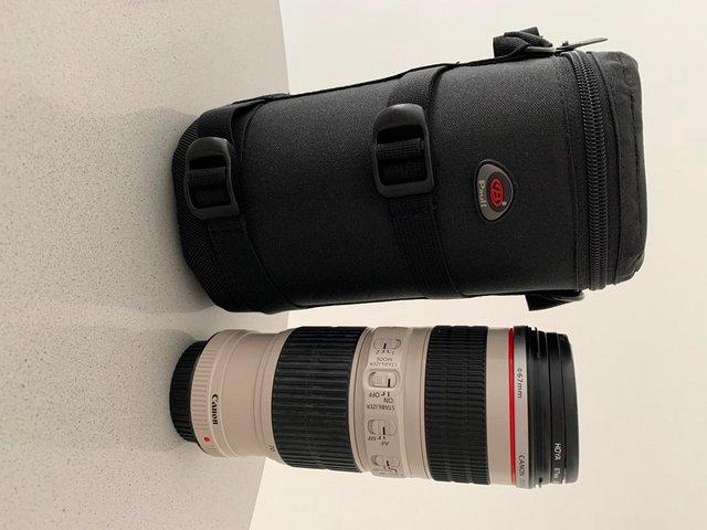 Preview of the first image of Canon EF 70-200mm f/4L IS USM  Focusing.
