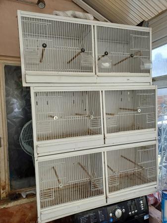 Image 2 of Metal Stackable double breeding cages