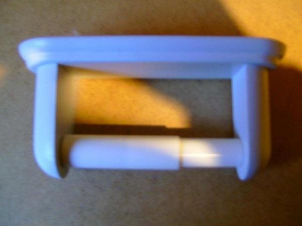 Image 1 of New wooden toilet roll holder in box