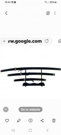 Image 2 of Katana swords not sharp but immaculate conditione