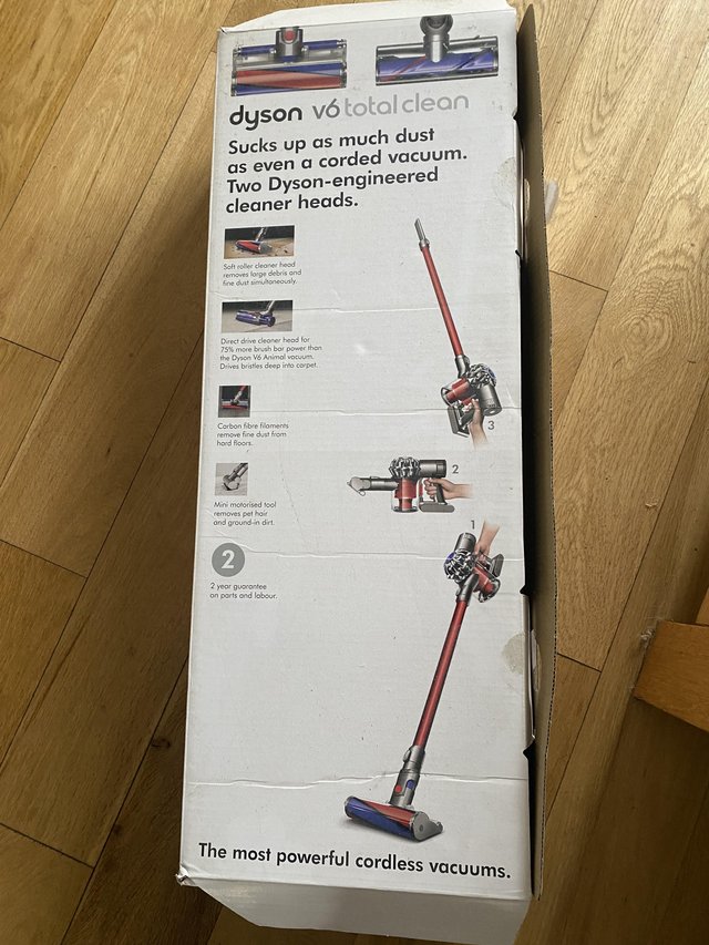 Preview of the first image of Dyson V6  hoover heads and attachments.