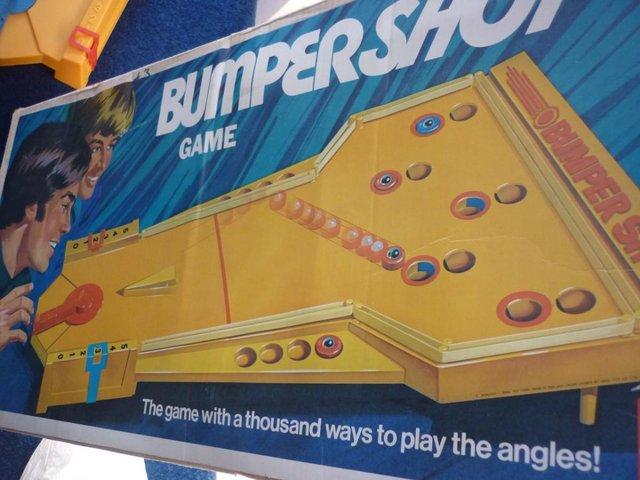 Preview of the first image of Vintage 1973 Bumpershot game made by Ideal.