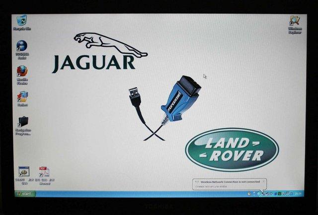 Preview of the first image of Jaguar Landrover diagnostic laptop.