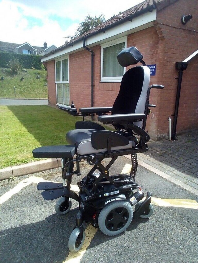 Preview of the first image of SALSA Mini 2 QUICKIE POWERED WHEELCHAIR (NEVER USED)..