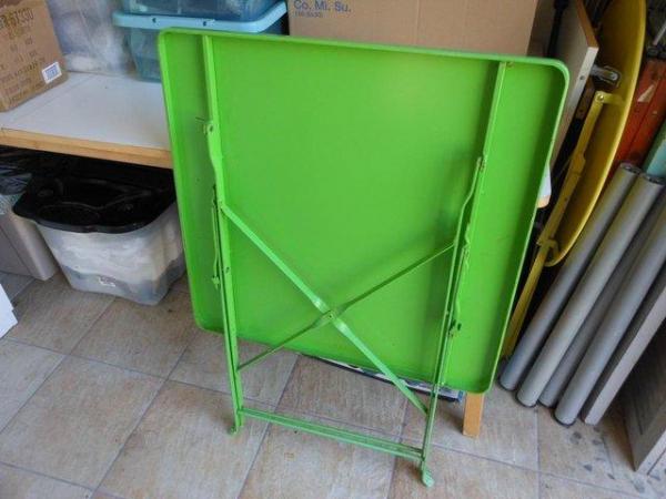 Image 2 of Green Strong Metal Folding Table
