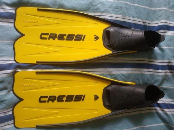 Image 2 of Cressi Rondinella Flippers UK Size 2.5 - 3.5, EU 35-36