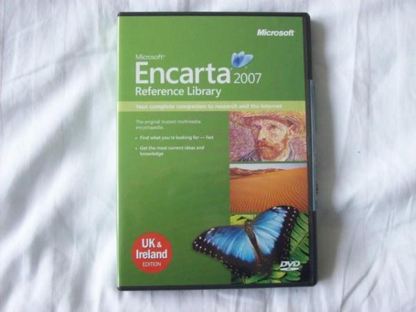 Image 3 of MICROSOFT ENCARTA 2007 Reference Library DVD.