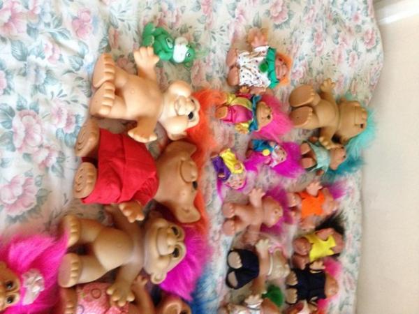 Image 2 of Vintage troll doll figures. owned many years. downsizing.