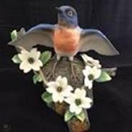 Preview of the first image of Franklin Mint Porcelain Eastern Bluebird.