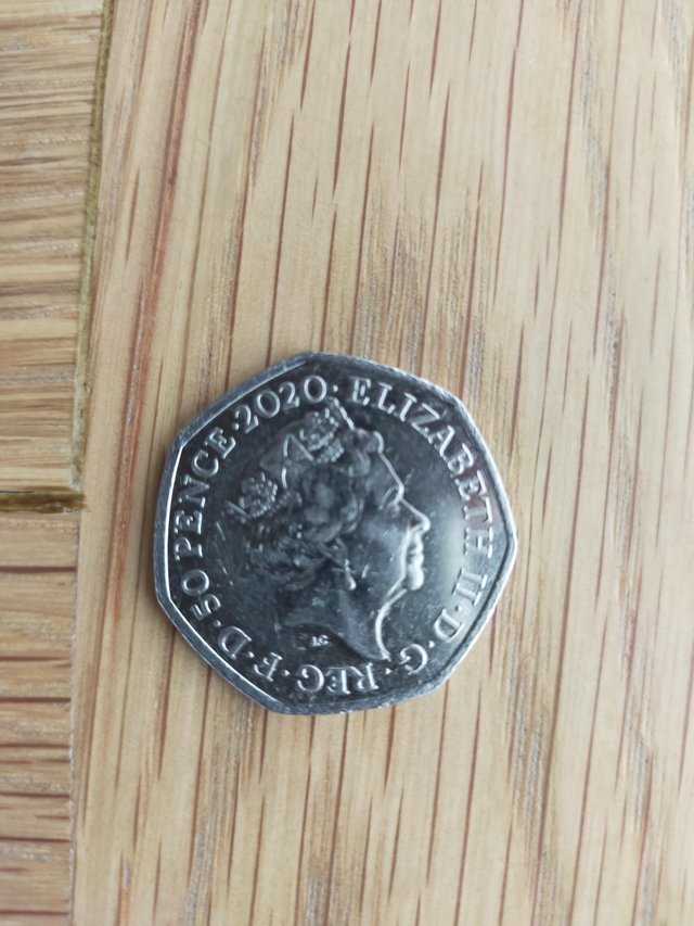 Preview of the first image of 2020 Brexit "Peace, Prosperity and Friendship" 50p Coin.